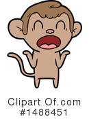 Monkey Clipart #1488451 by lineartestpilot