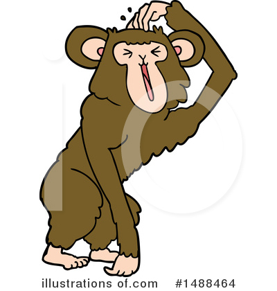 Royalty-Free (RF) Monkey Clipart Illustration by lineartestpilot - Stock Sample #1488464