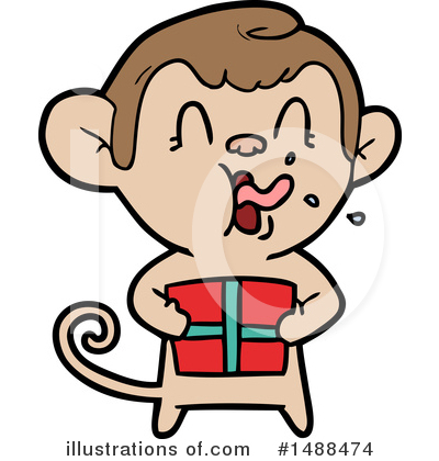 Royalty-Free (RF) Monkey Clipart Illustration by lineartestpilot - Stock Sample #1488474