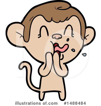 Royalty-Free (RF) Monkey Clipart Illustration by lineartestpilot - Stock Sample #1488484