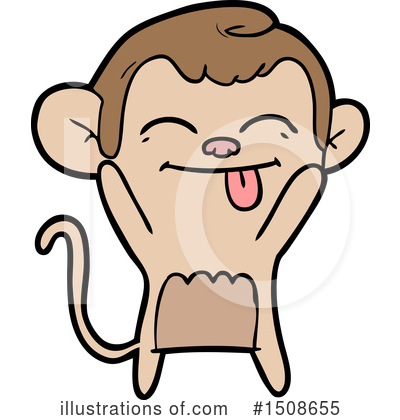 Royalty-Free (RF) Monkey Clipart Illustration by lineartestpilot - Stock Sample #1508655
