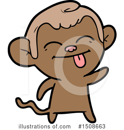 Royalty-Free (RF) Monkey Clipart Illustration by lineartestpilot - Stock Sample #1508663