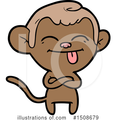 Royalty-Free (RF) Monkey Clipart Illustration by lineartestpilot - Stock Sample #1508679