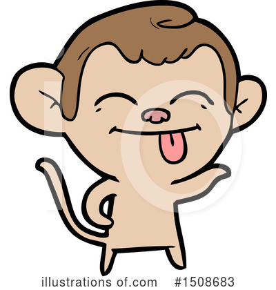 Royalty-Free (RF) Monkey Clipart Illustration by lineartestpilot - Stock Sample #1508683