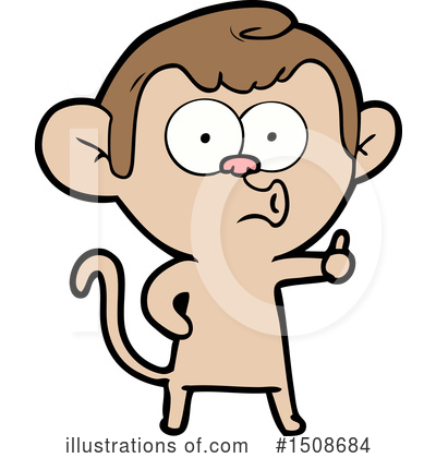 Royalty-Free (RF) Monkey Clipart Illustration by lineartestpilot - Stock Sample #1508684