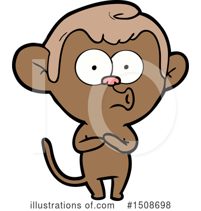 Royalty-Free (RF) Monkey Clipart Illustration by lineartestpilot - Stock Sample #1508698