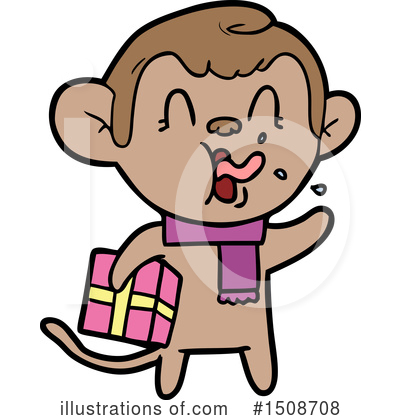 Royalty-Free (RF) Monkey Clipart Illustration by lineartestpilot - Stock Sample #1508708