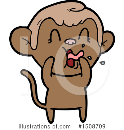 Royalty-Free (RF) Monkey Clipart Illustration by lineartestpilot - Stock Sample #1508709