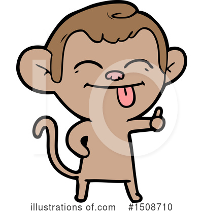 Royalty-Free (RF) Monkey Clipart Illustration by lineartestpilot - Stock Sample #1508710