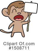 Monkey Clipart #1508711 by lineartestpilot