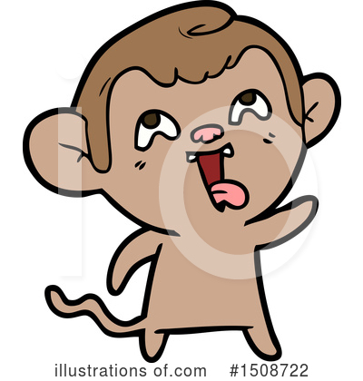 Royalty-Free (RF) Monkey Clipart Illustration by lineartestpilot - Stock Sample #1508722