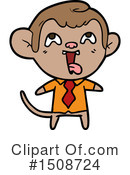 Monkey Clipart #1508724 by lineartestpilot