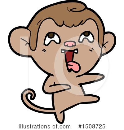 Royalty-Free (RF) Monkey Clipart Illustration by lineartestpilot - Stock Sample #1508725