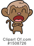 Monkey Clipart #1508726 by lineartestpilot