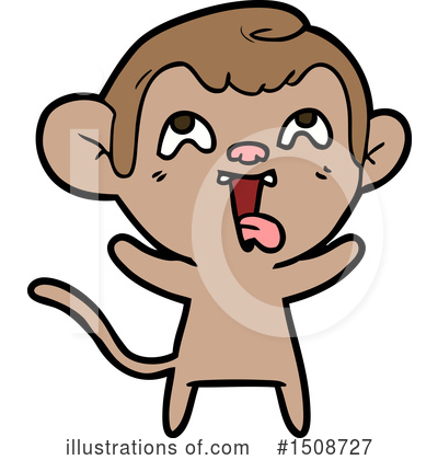 Royalty-Free (RF) Monkey Clipart Illustration by lineartestpilot - Stock Sample #1508727