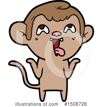 Royalty-Free (RF) Monkey Clipart Illustration by lineartestpilot - Stock Sample #1508728