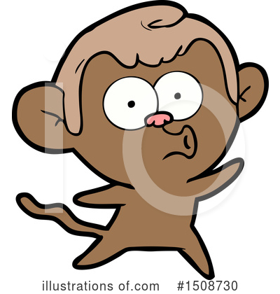 Royalty-Free (RF) Monkey Clipart Illustration by lineartestpilot - Stock Sample #1508730
