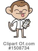 Monkey Clipart #1508734 by lineartestpilot