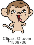 Monkey Clipart #1508736 by lineartestpilot