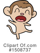 Monkey Clipart #1508737 by lineartestpilot