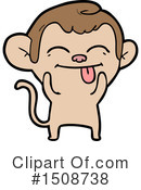 Monkey Clipart #1508738 by lineartestpilot