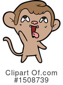 Monkey Clipart #1508739 by lineartestpilot