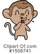 Monkey Clipart #1508741 by lineartestpilot