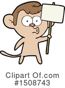 Monkey Clipart #1508743 by lineartestpilot