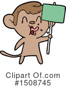 Monkey Clipart #1508745 by lineartestpilot