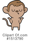 Monkey Clipart #1513790 by lineartestpilot