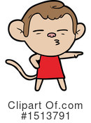 Monkey Clipart #1513791 by lineartestpilot