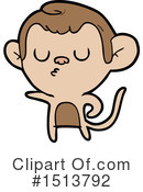 Monkey Clipart #1513792 by lineartestpilot