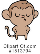 Monkey Clipart #1513794 by lineartestpilot