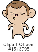 Monkey Clipart #1513795 by lineartestpilot