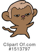 Monkey Clipart #1513797 by lineartestpilot