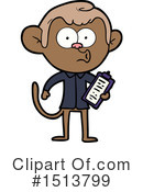 Monkey Clipart #1513799 by lineartestpilot