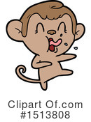 Monkey Clipart #1513808 by lineartestpilot