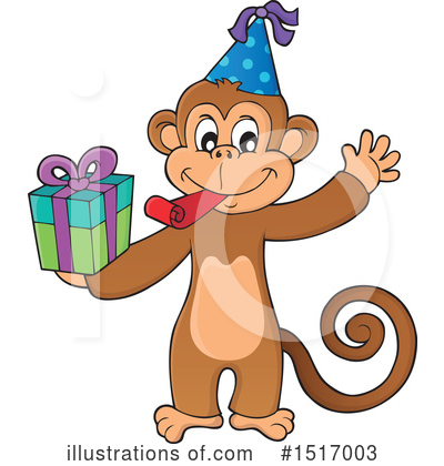 Monkeys Clipart #1517003 by visekart