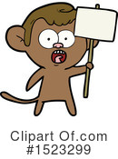 Monkey Clipart #1523299 by lineartestpilot