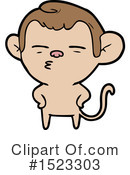 Monkey Clipart #1523303 by lineartestpilot