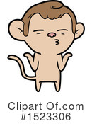 Monkey Clipart #1523306 by lineartestpilot
