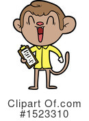 Monkey Clipart #1523310 by lineartestpilot