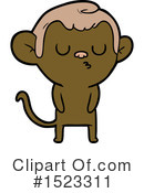 Monkey Clipart #1523311 by lineartestpilot