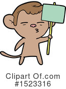 Monkey Clipart #1523316 by lineartestpilot