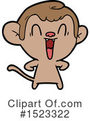 Monkey Clipart #1523322 by lineartestpilot