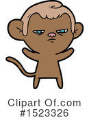Monkey Clipart #1523326 by lineartestpilot