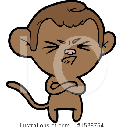 Royalty-Free (RF) Monkey Clipart Illustration by lineartestpilot - Stock Sample #1526754