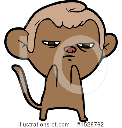 Royalty-Free (RF) Monkey Clipart Illustration by lineartestpilot - Stock Sample #1526762