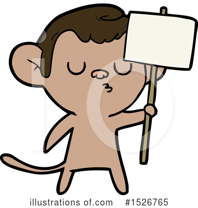 Royalty-Free (RF) Monkey Clipart Illustration by lineartestpilot - Stock Sample #1526765