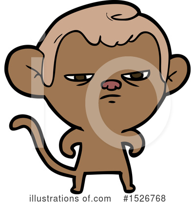 Royalty-Free (RF) Monkey Clipart Illustration by lineartestpilot - Stock Sample #1526768